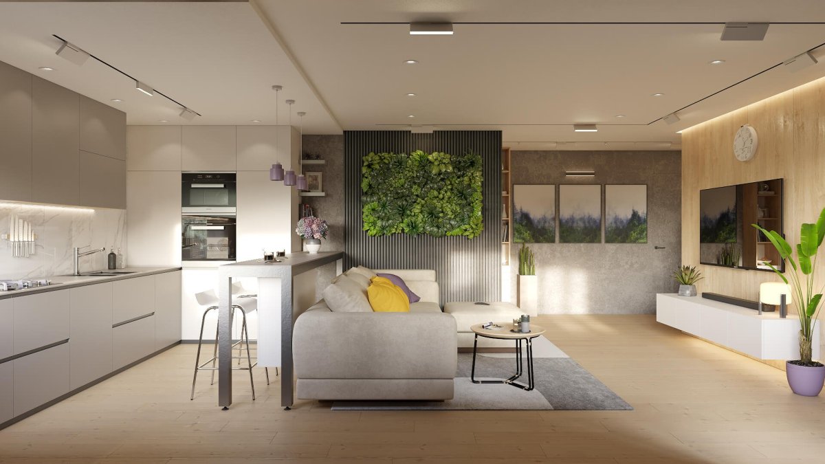 Кухня экостиль Минимализм