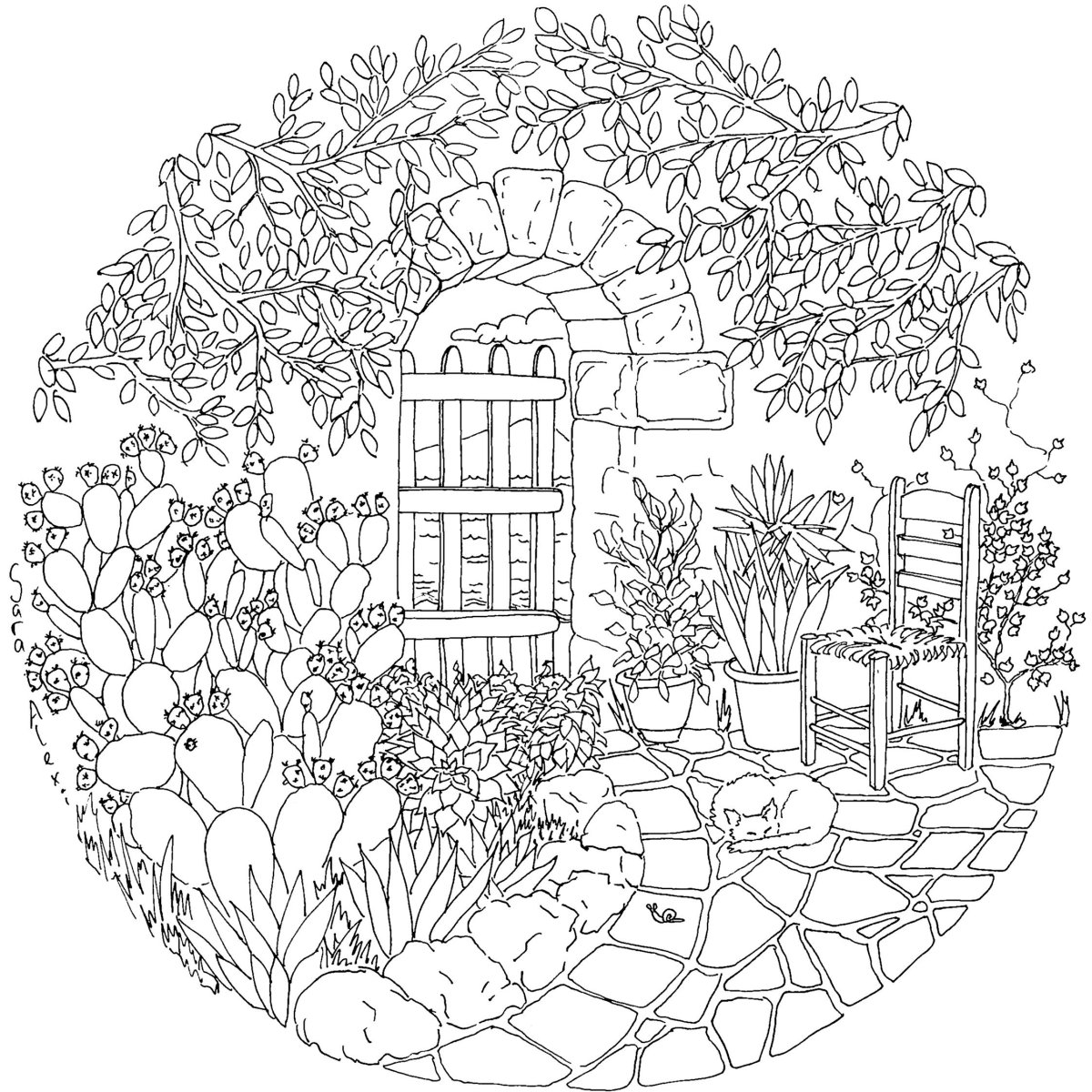 Эскиз интерьера дворца