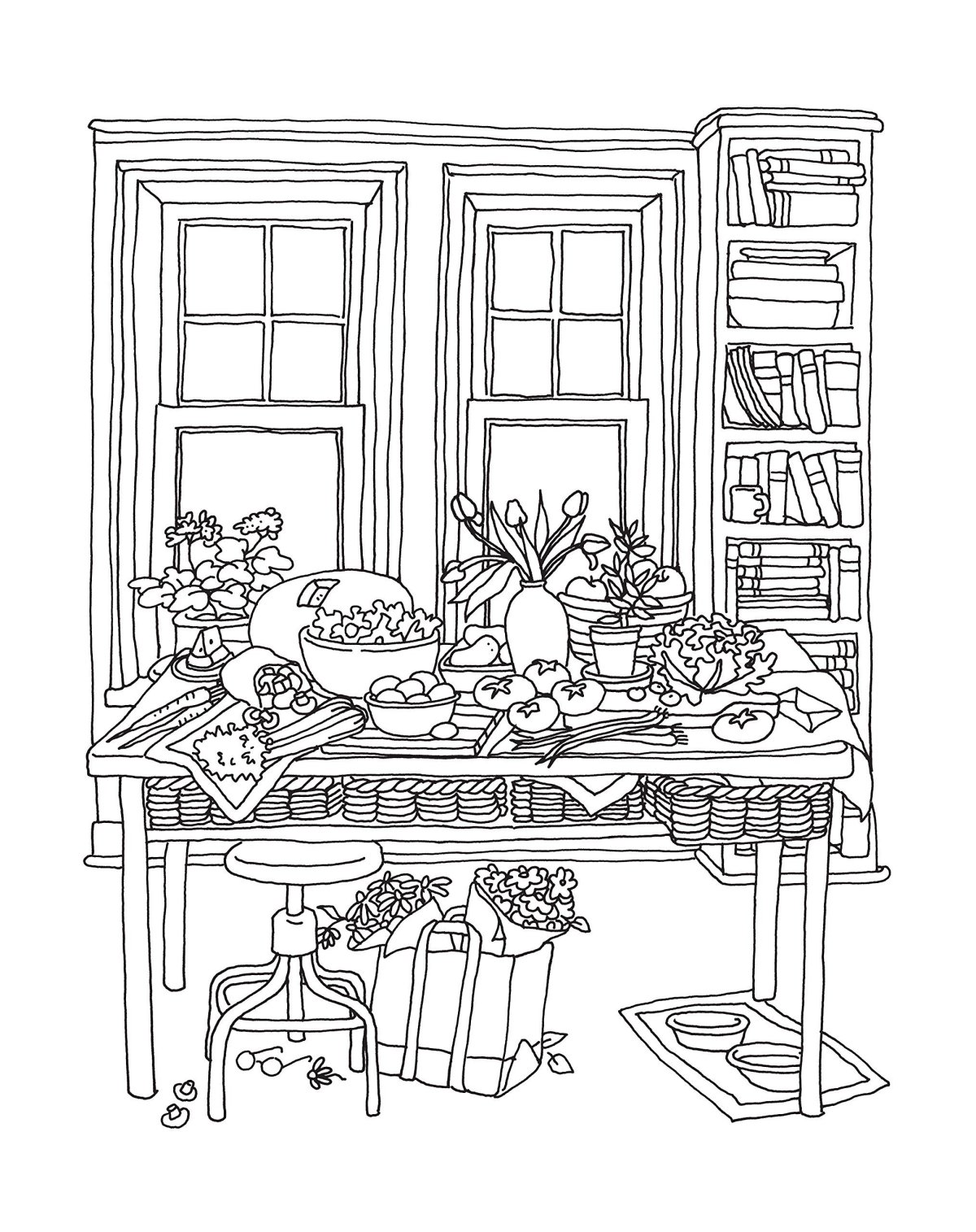 Уютные раскраски