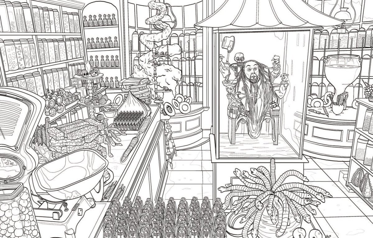 Раскраска Суккуленты