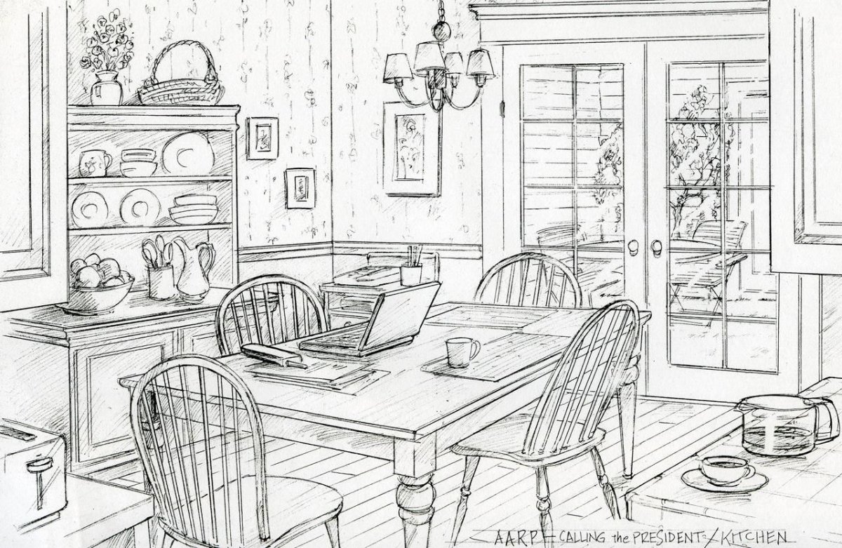 Раскраска антистресс интерьер