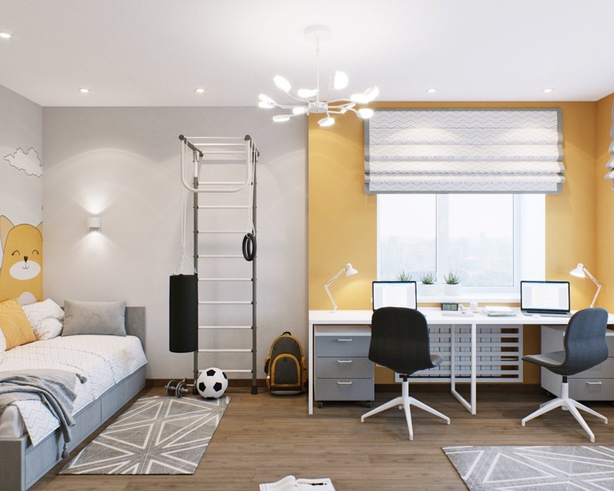 Комната для двух разнополых подростков