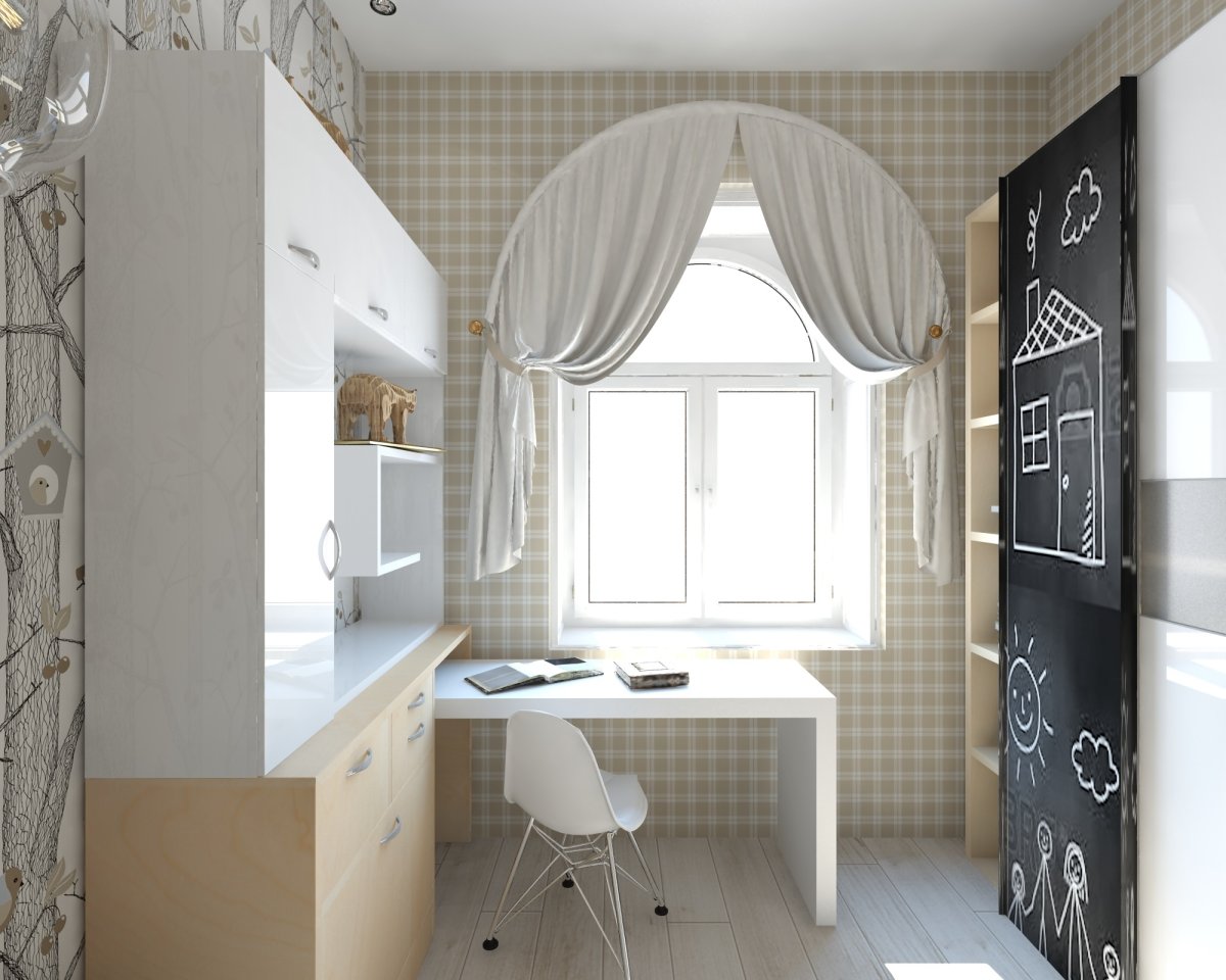 Детская комната с балконом