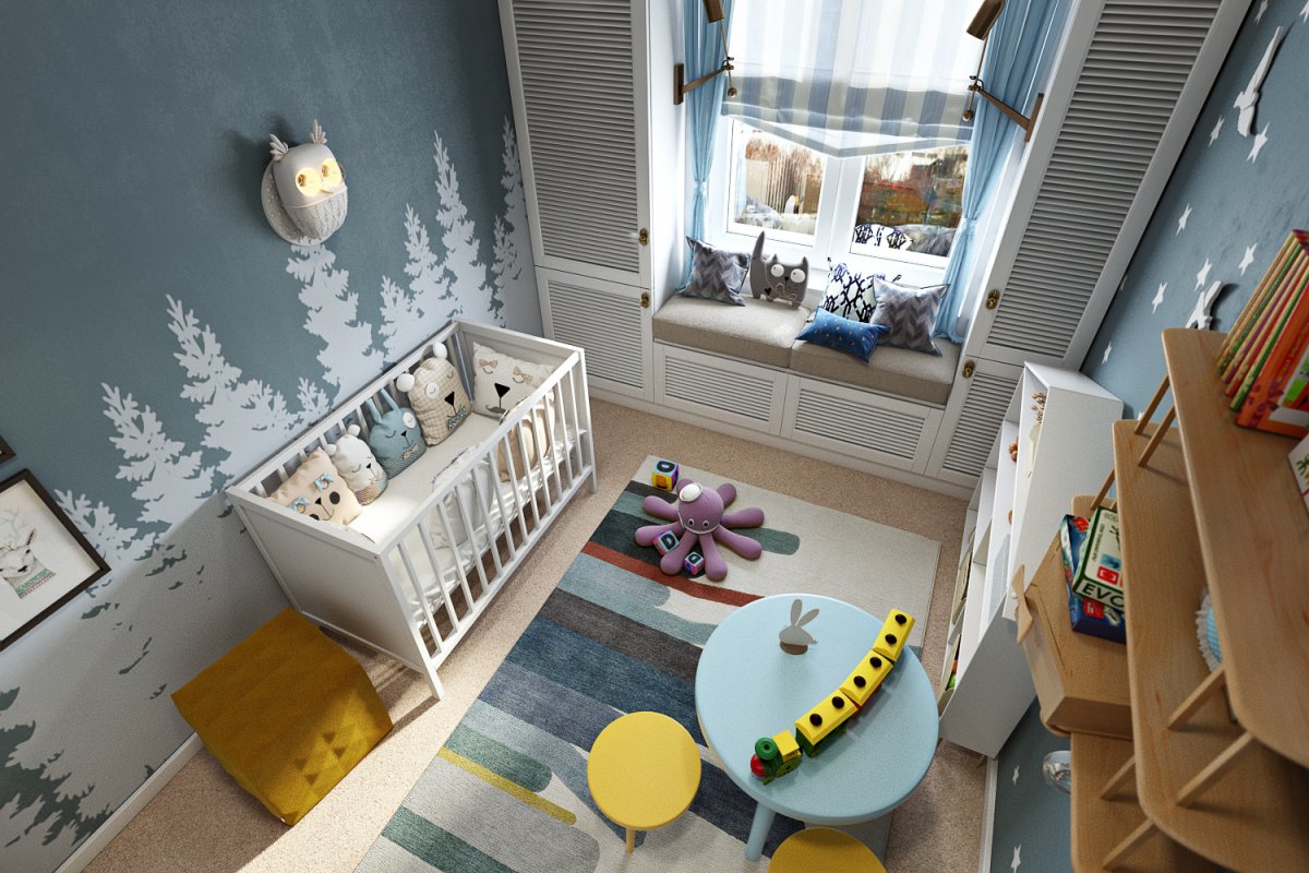 Детская на балконе