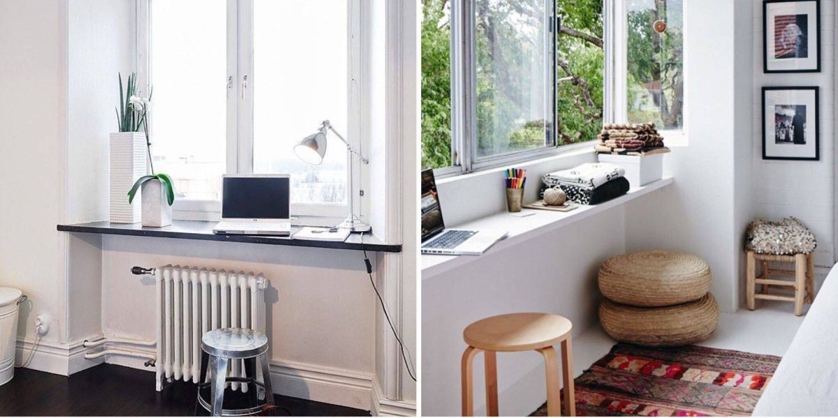 Дизайнерское окно стол