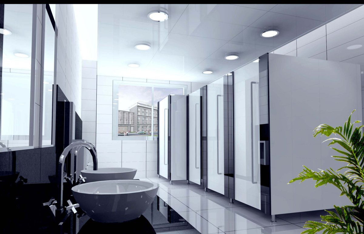 Современный общественный туалет