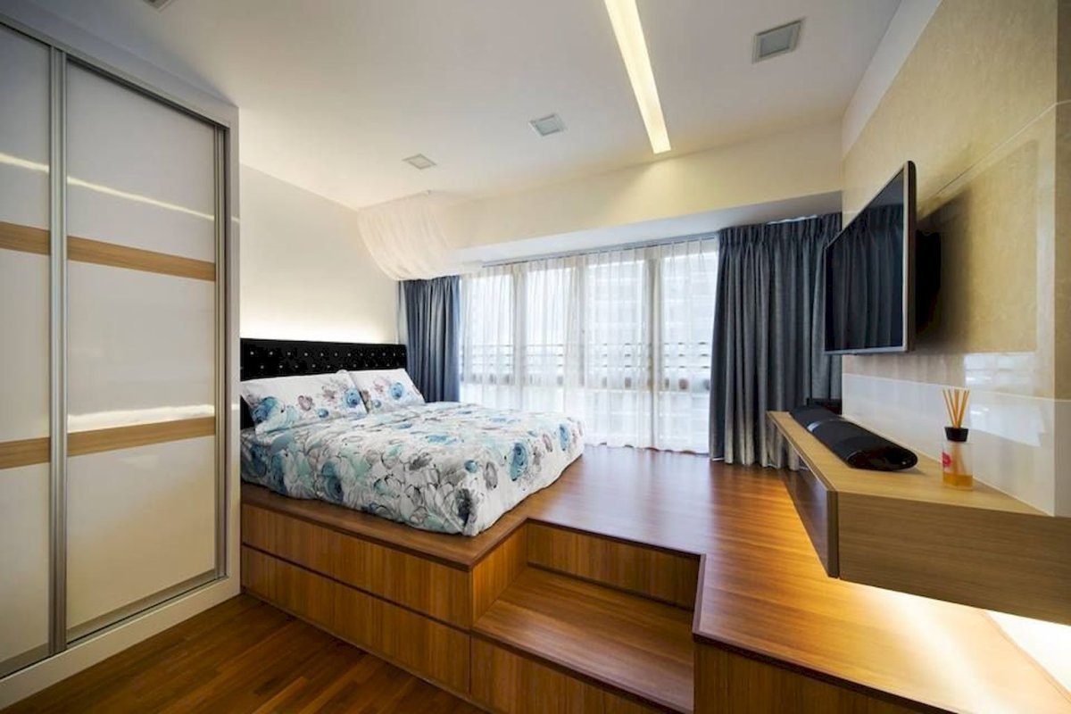 Кровать подиум