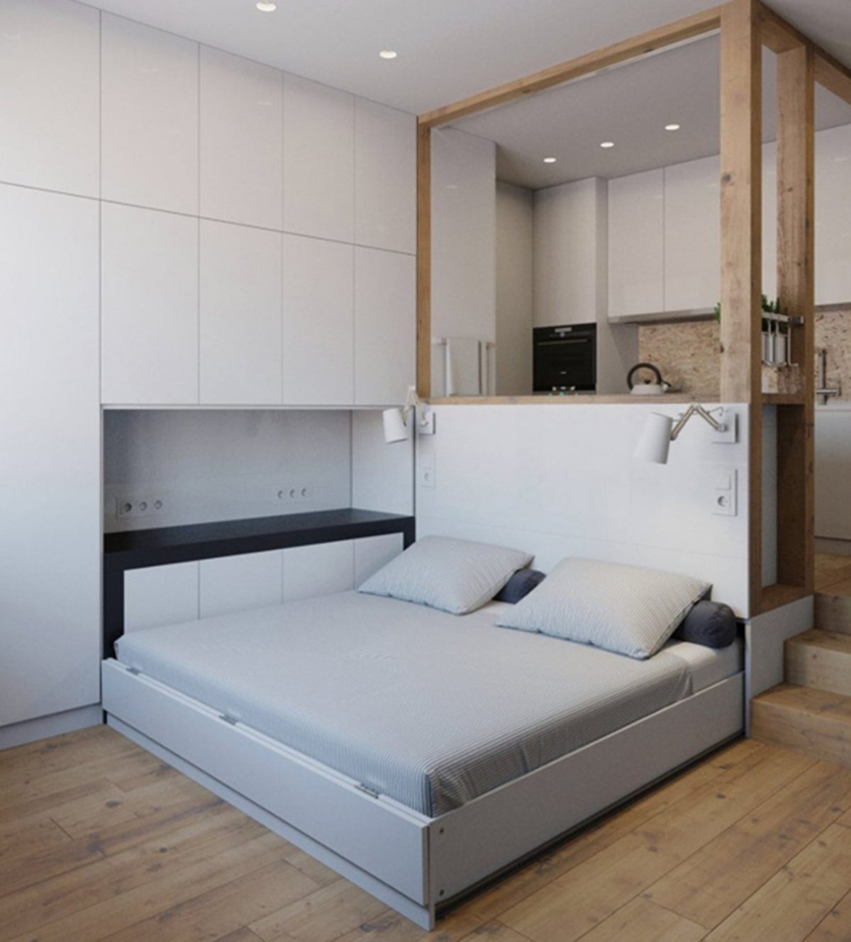 Планировка студии 25 кв.м