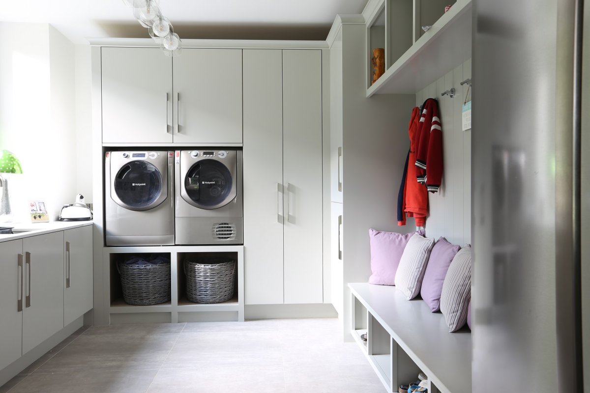 Стильная постирочная комната