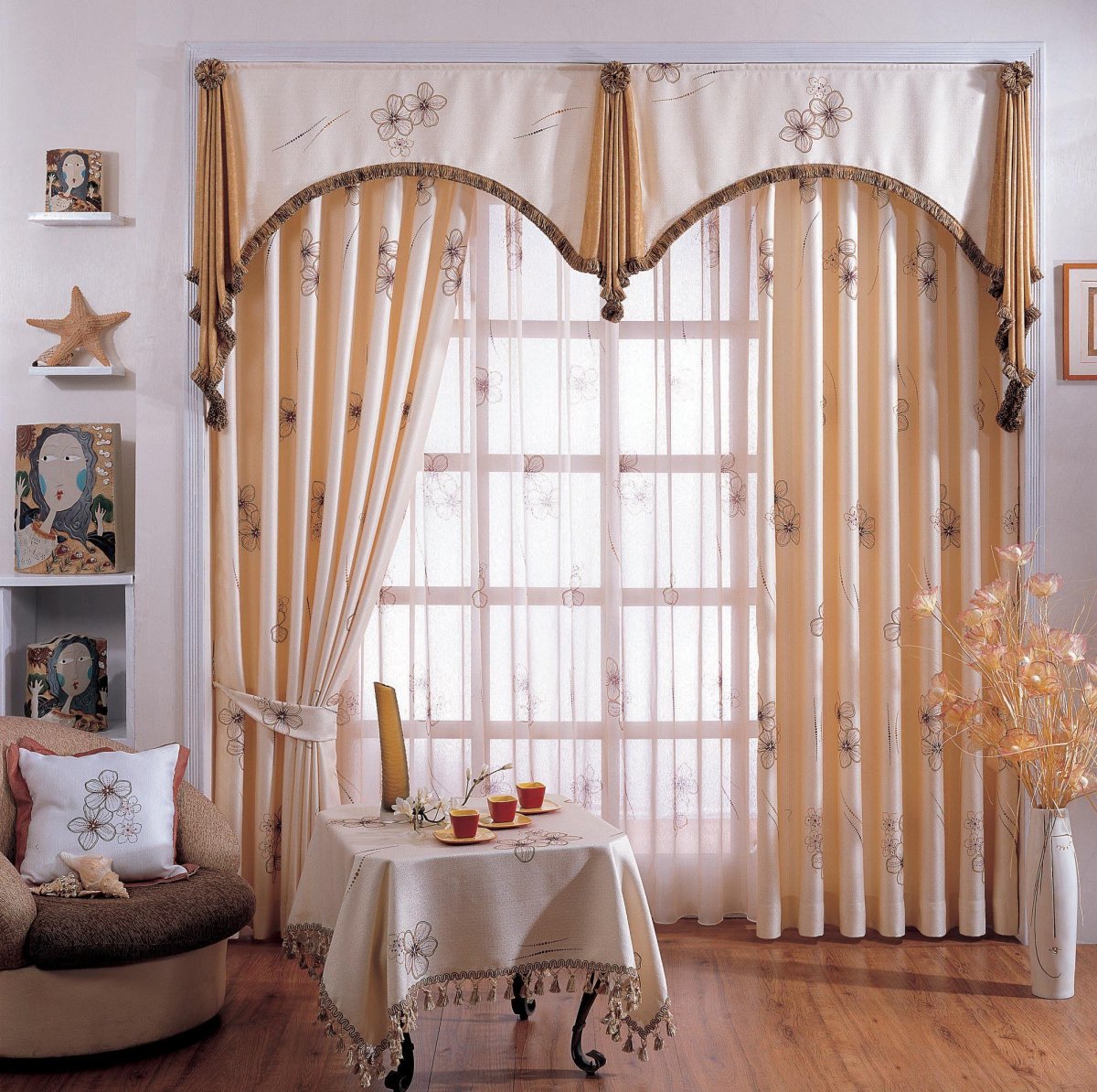 Ламбрекен в комнату