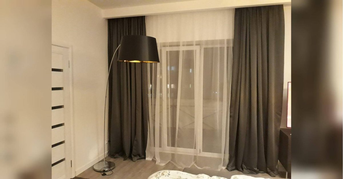 Шторы до пола в интерьере