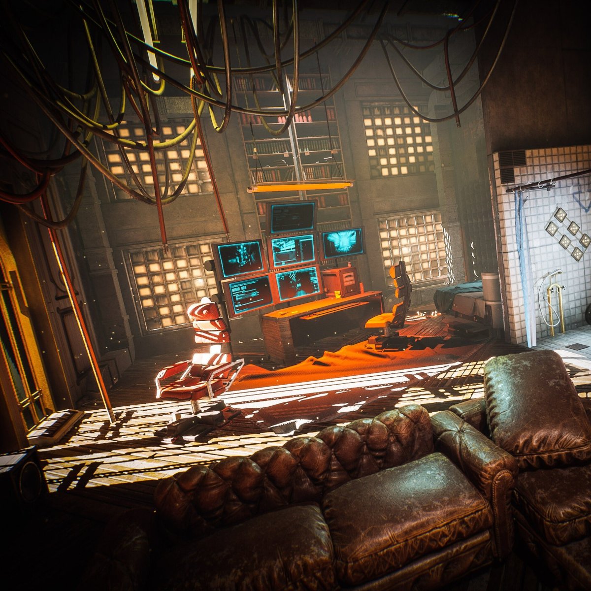 Cyberpunk 2077 комната