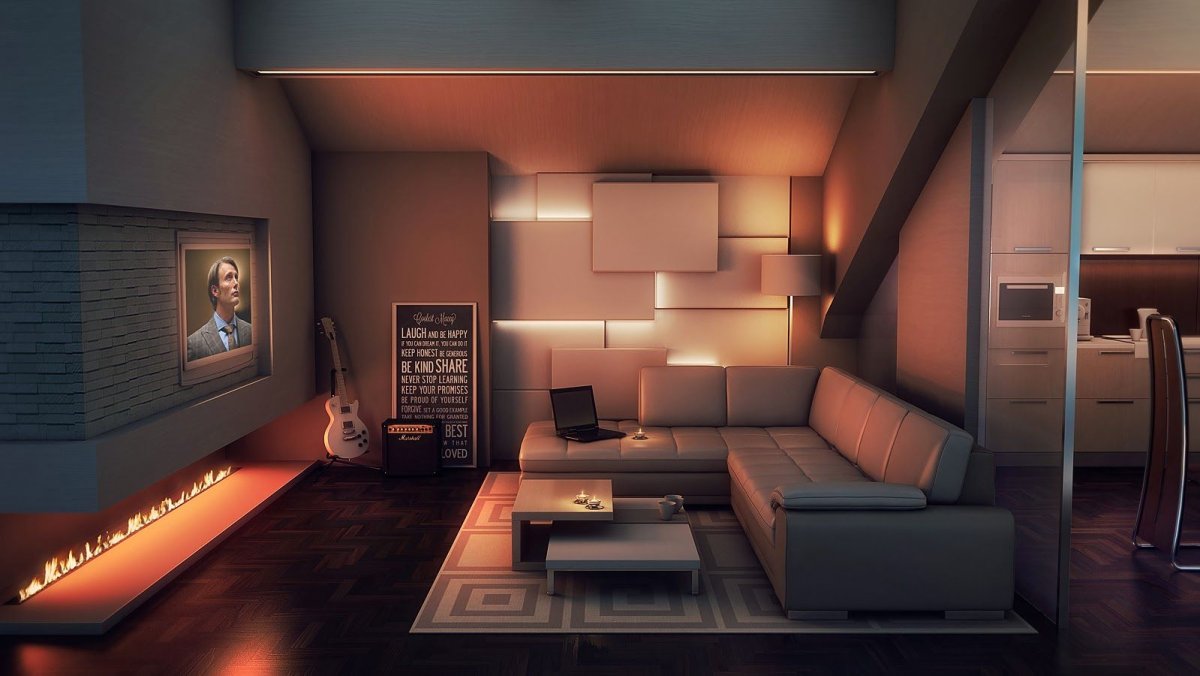 Квартира в стиле киберпанк