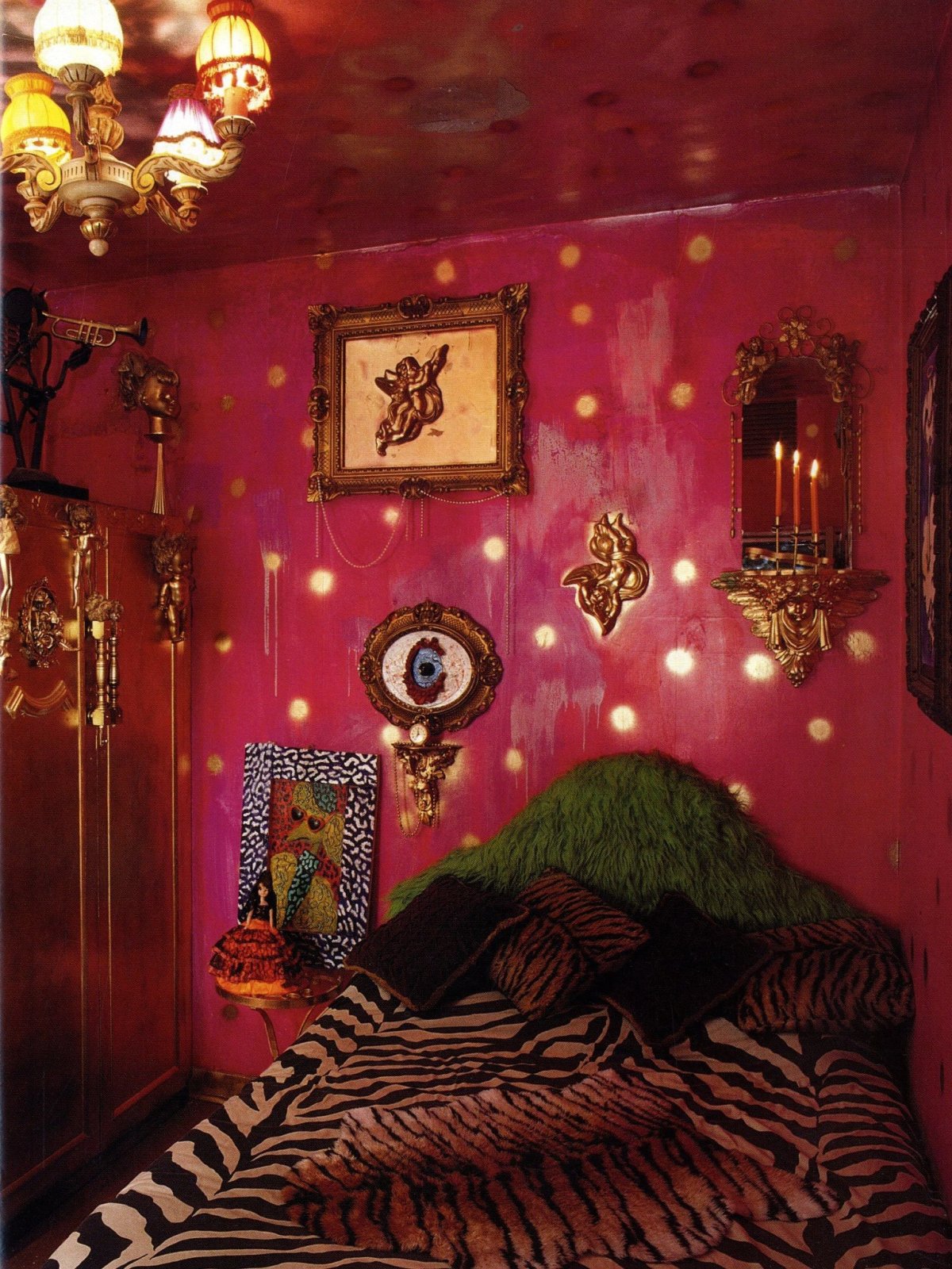 Спальня в стиле Китч