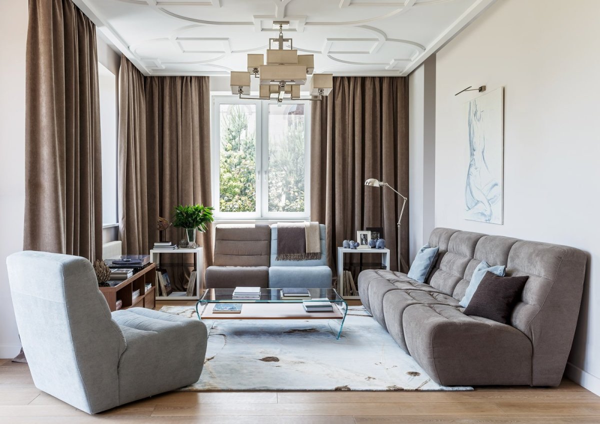 Гостиная Неоклассика окна