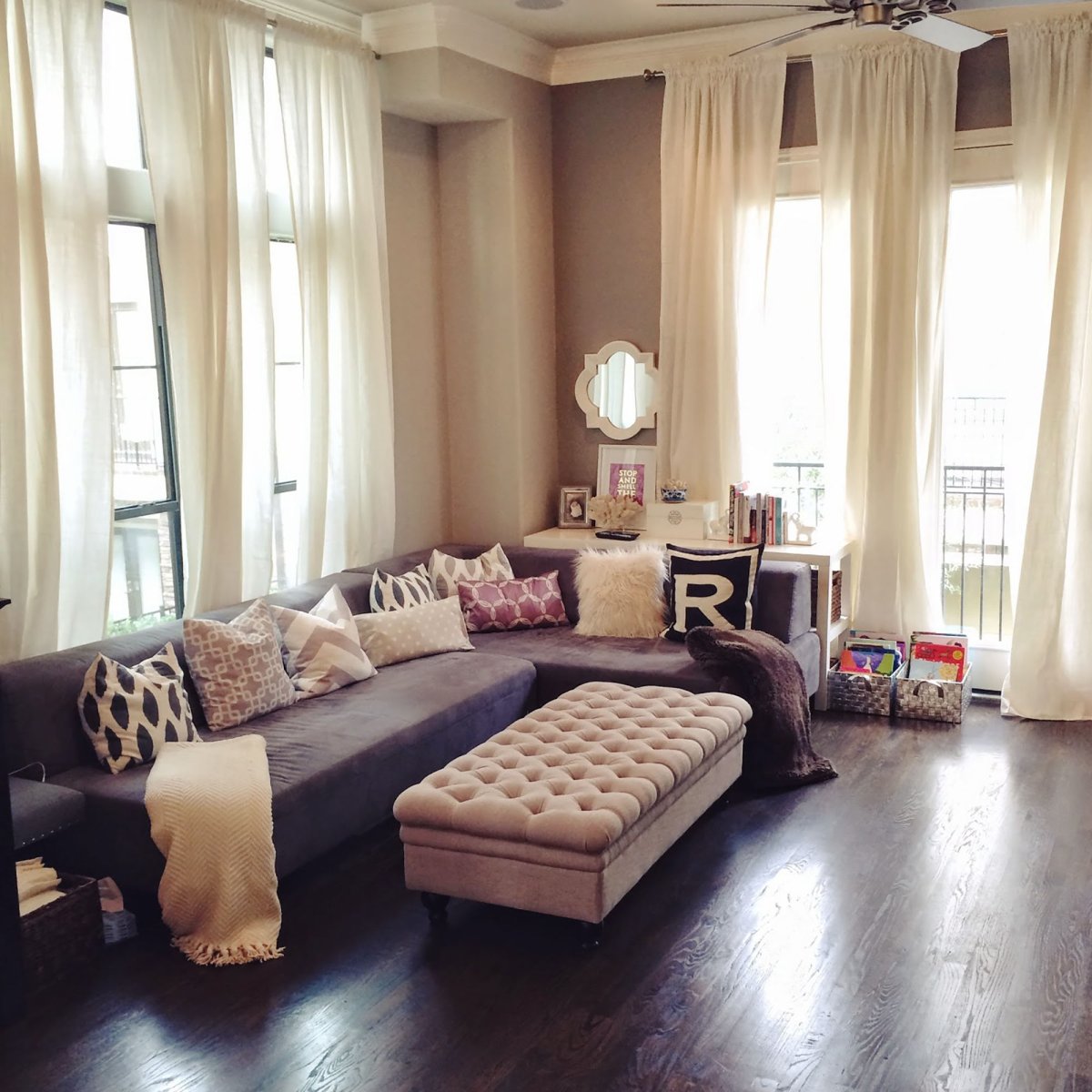 Шторы в однокомнатную квартиру