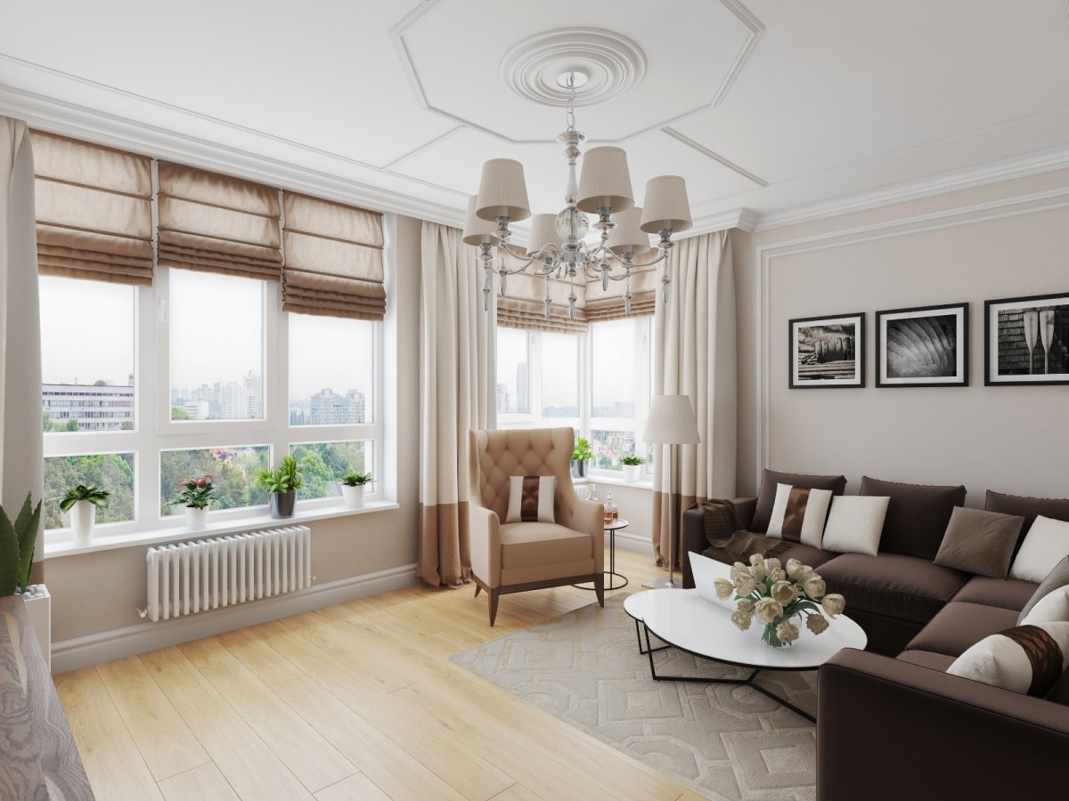 Шторы в интерьере