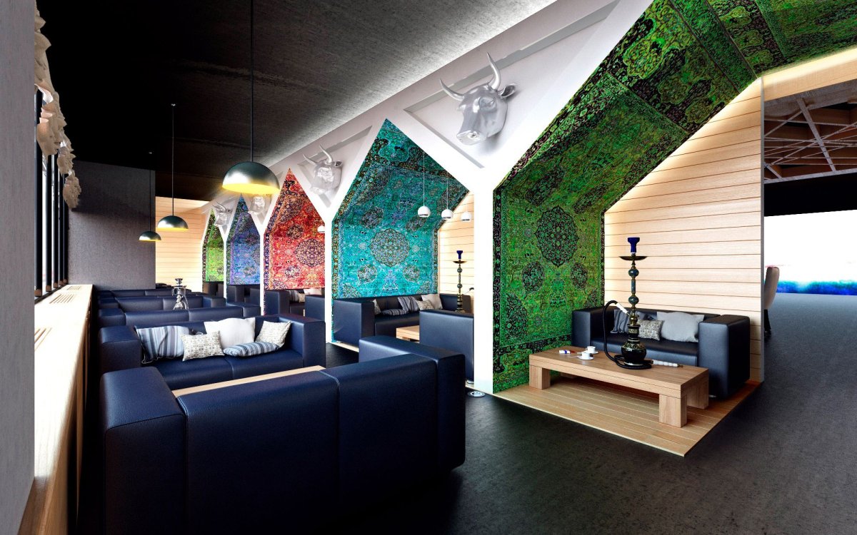 Ресторан в стиле лофт Восток