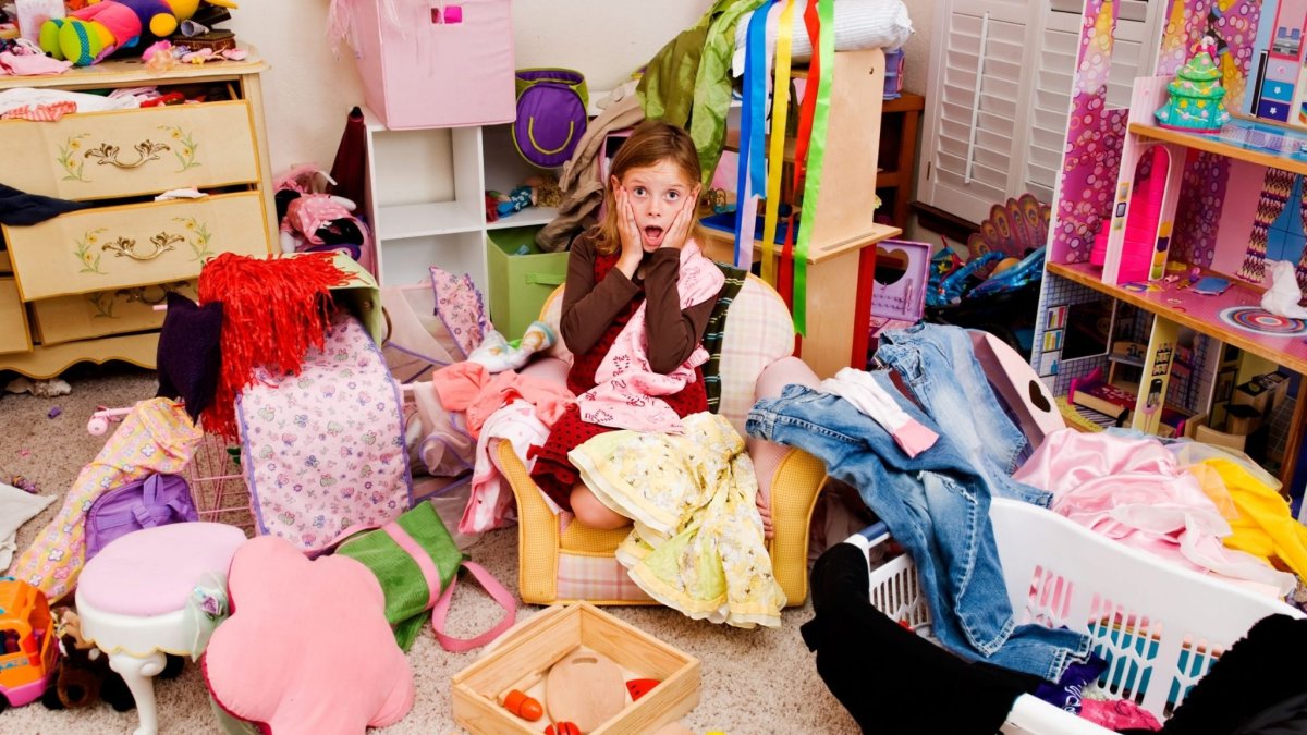 Беспорядок в детской комнате