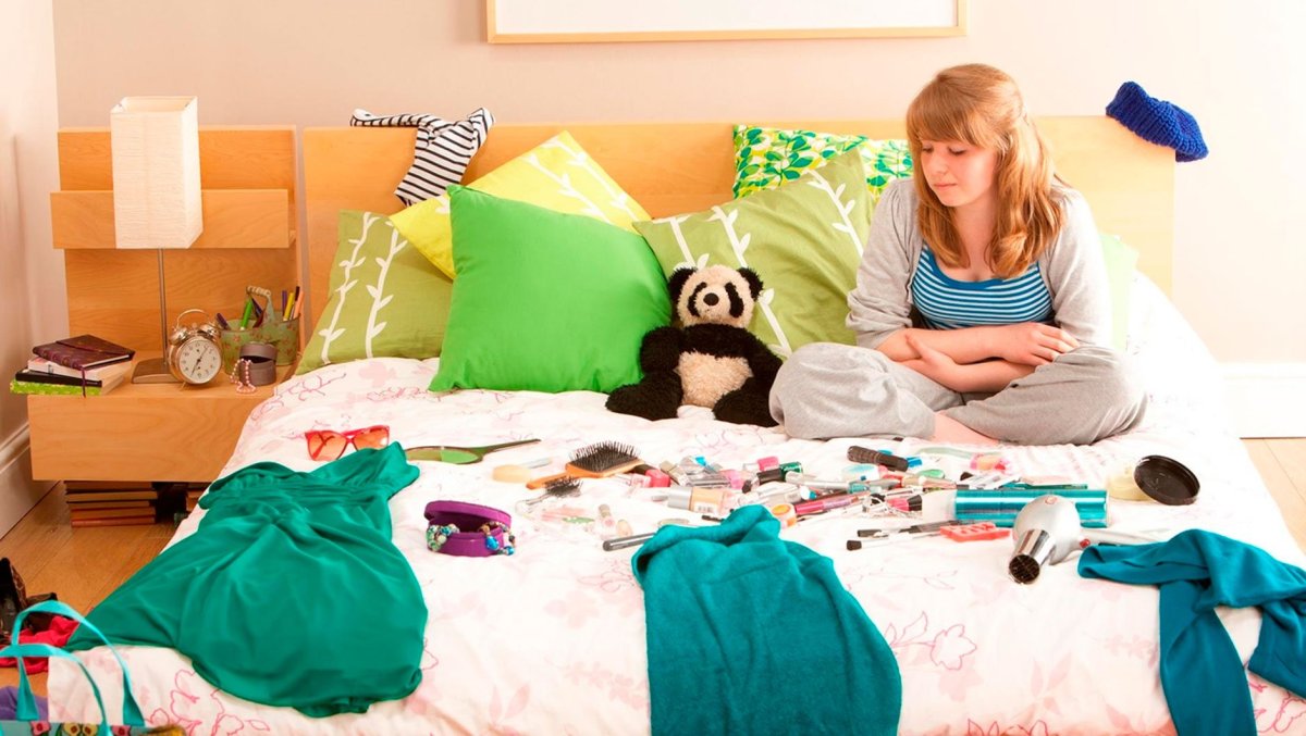 Беспорядок в комнате подростка