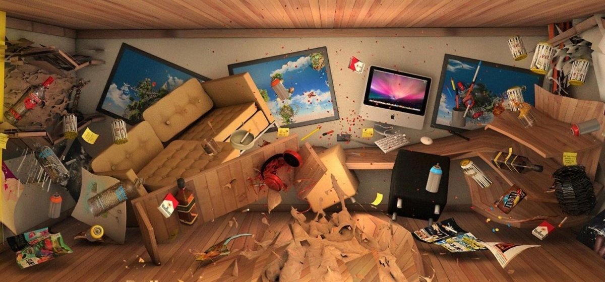 Беспорядок в доме креатив