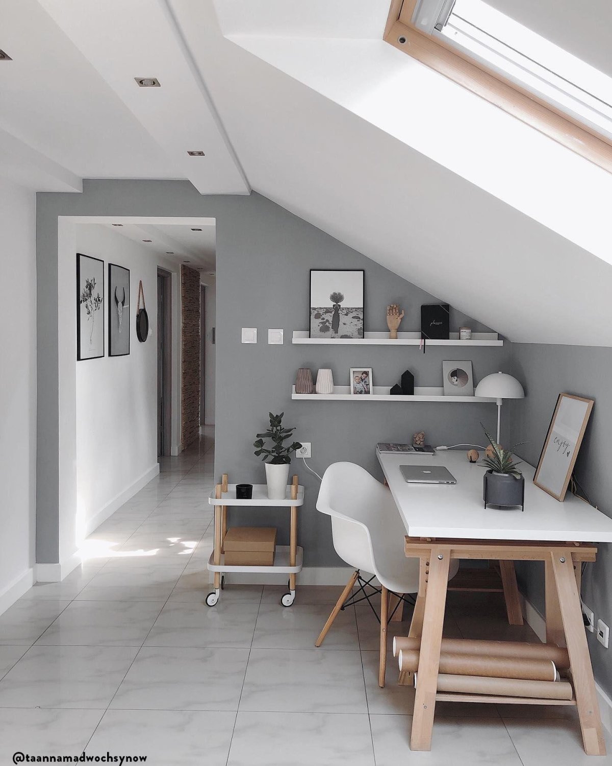 Интерьер мансарды квартиры