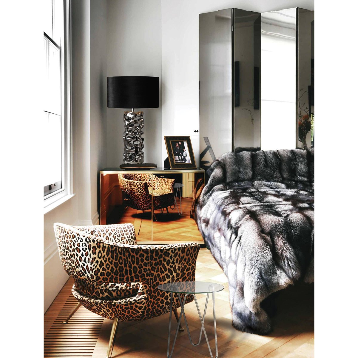 Мех в интерьере квартиры