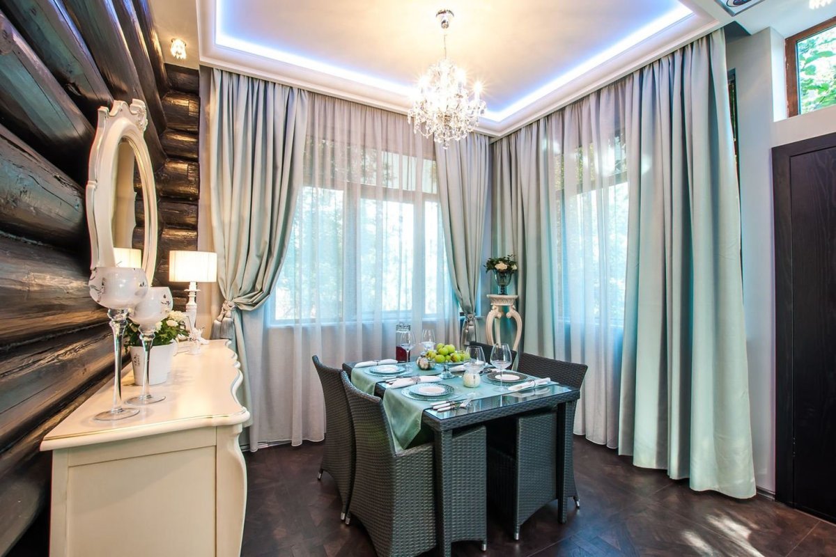 Шторы на угловое окно