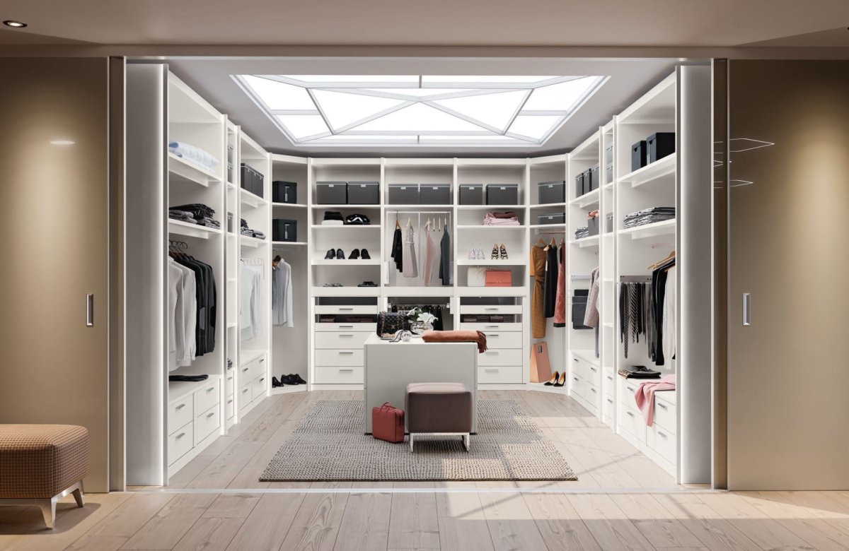 Маленькие гардеробные комнаты