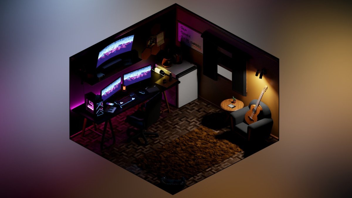 Комната с подсветкой