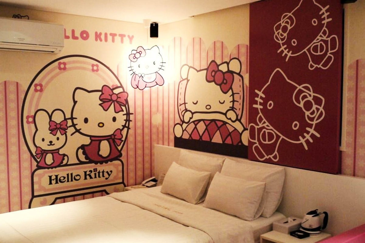 Эстетичные комнаты Хелло Китти