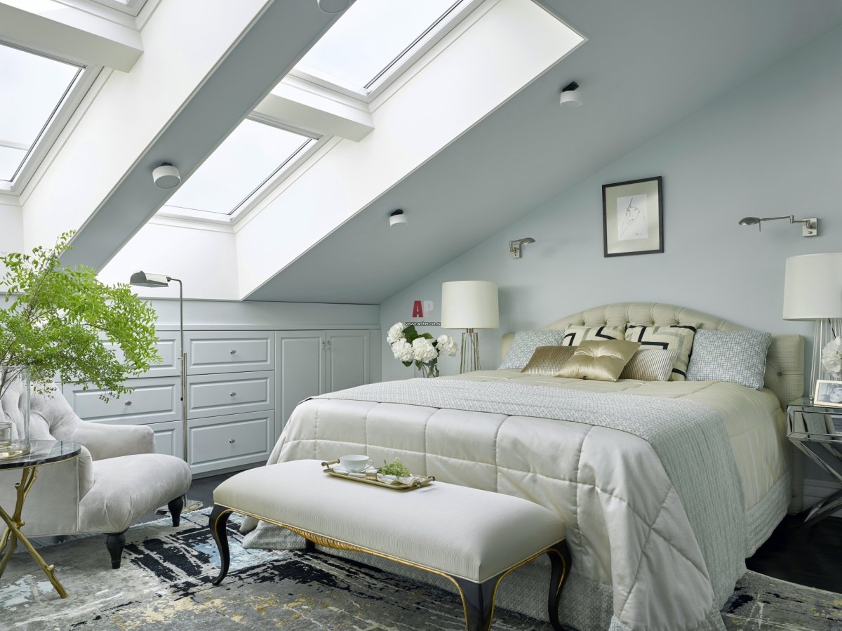Мансардная спальня