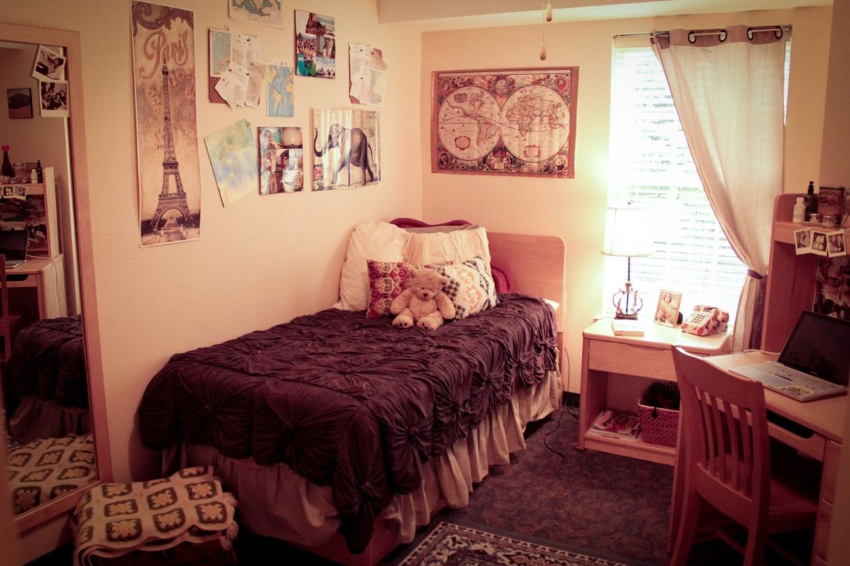 Интерьер студии-гостинки 12 кв м