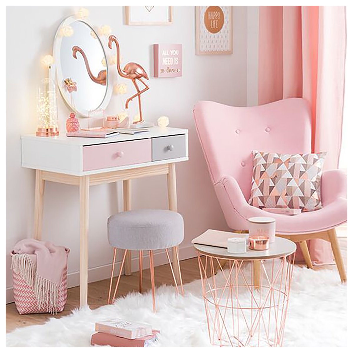 Декор для комнаты девочки