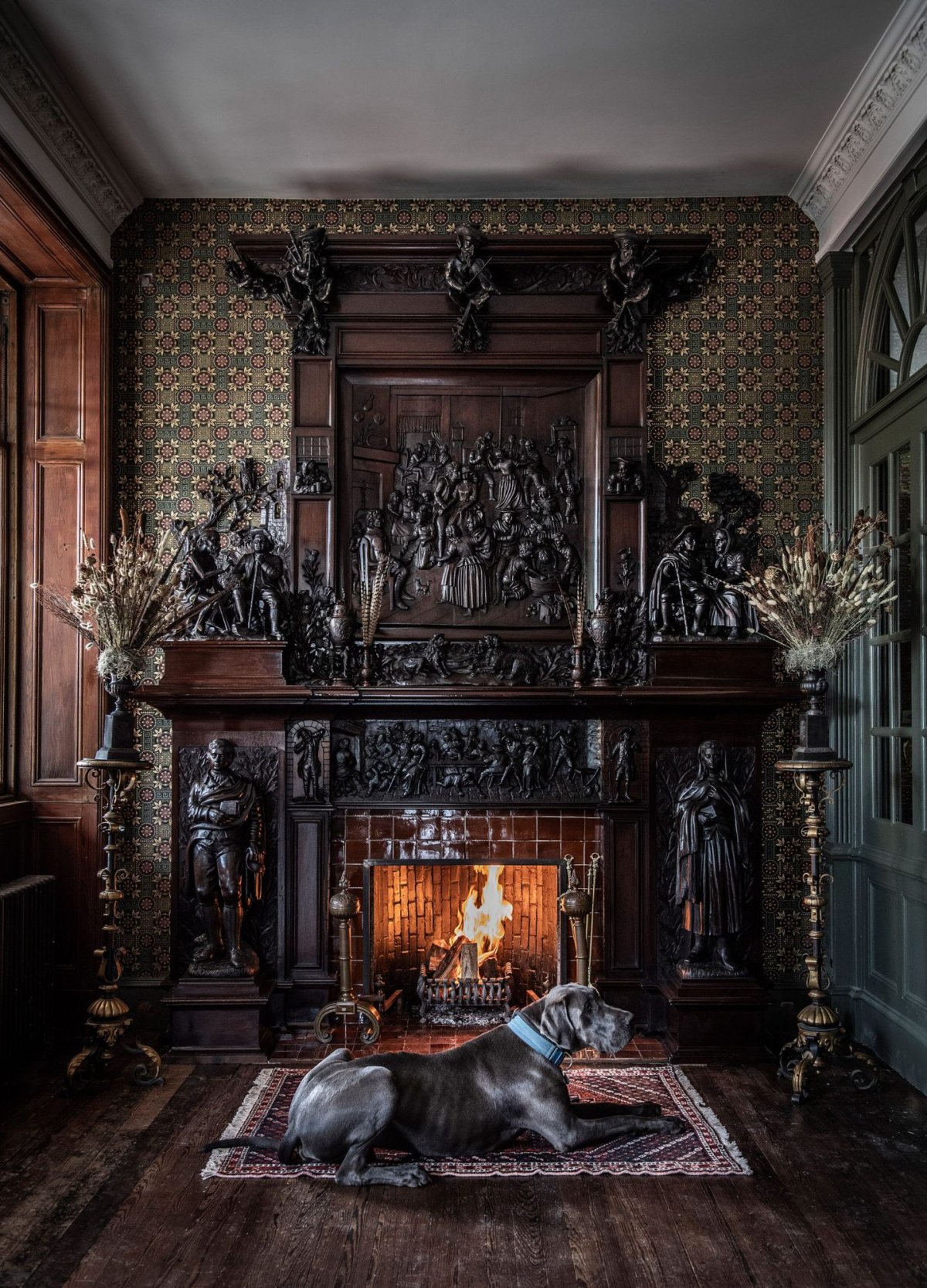 Мудборд стиль интерьера Готика