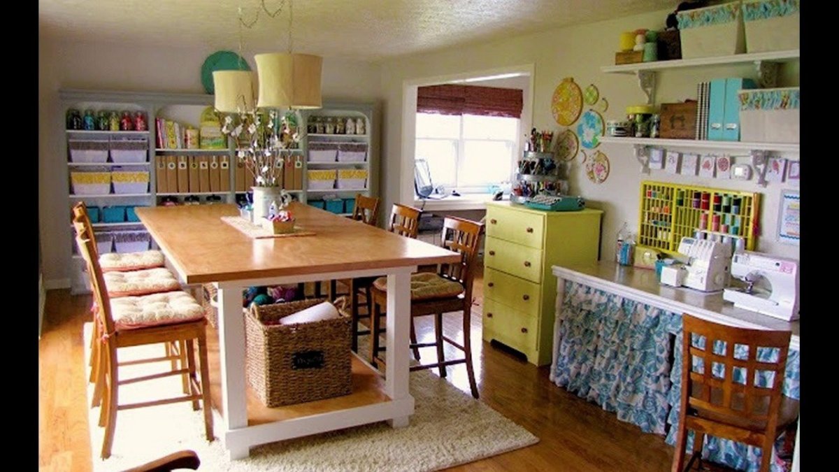 Мастерская для рукоделия интерьер
