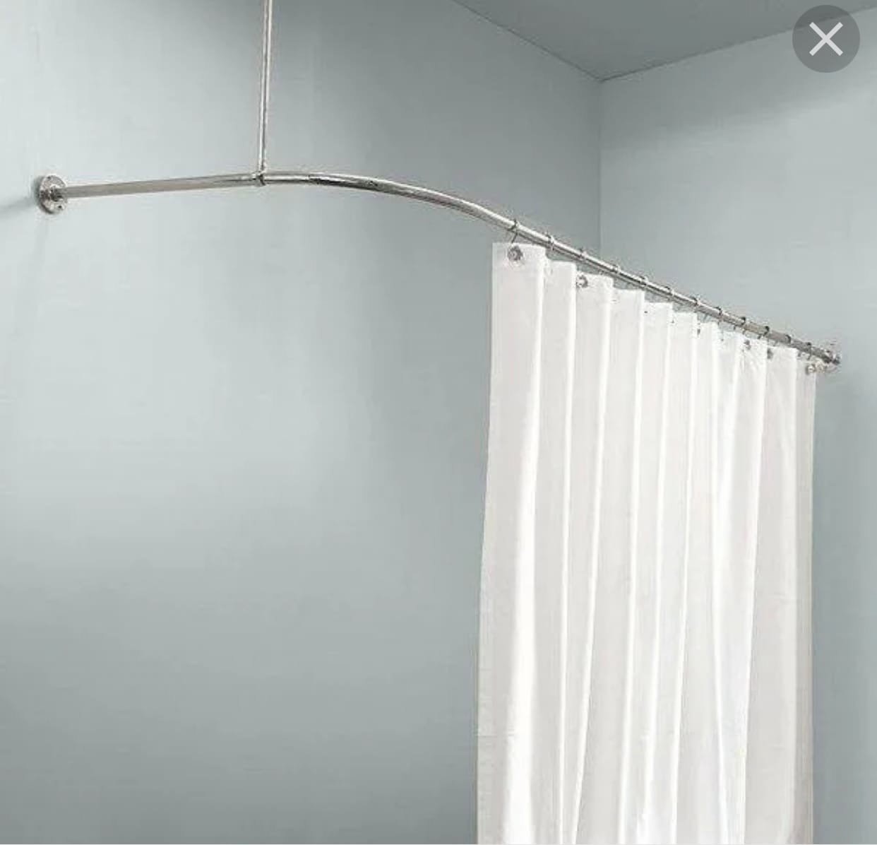 Corner Shower Curtain Rod