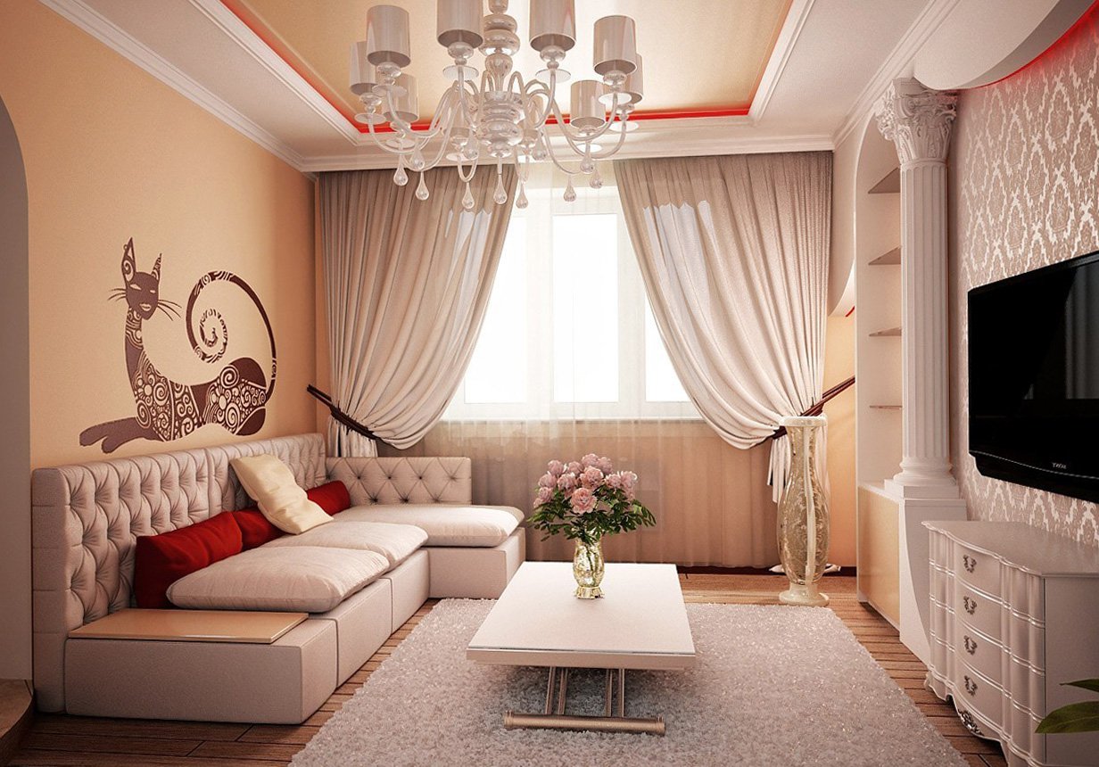 Простой дизайн гостиной комнаты в квартире (72 фото) - красивые картинки и HD фото