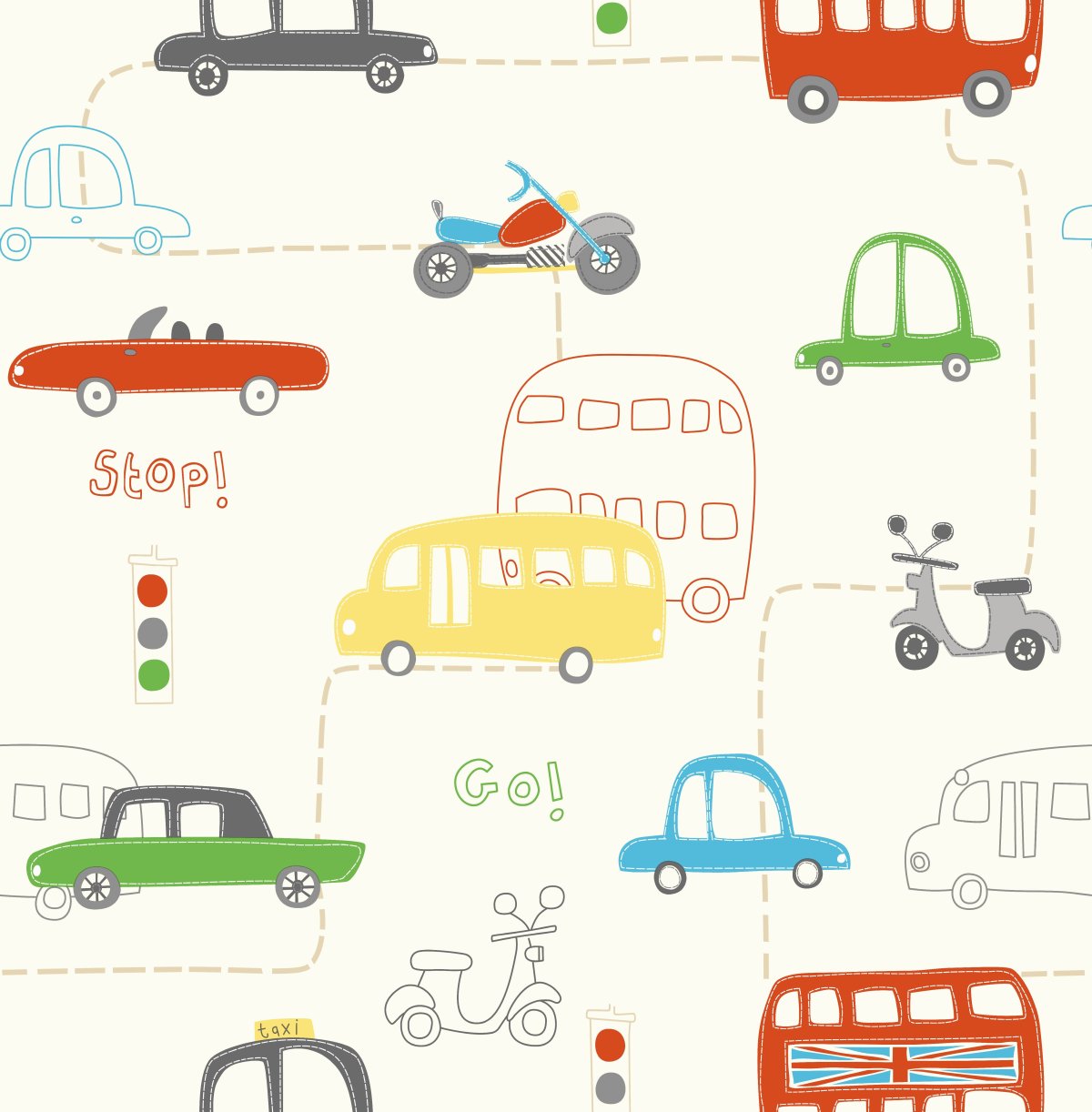 Обои для детей машинки