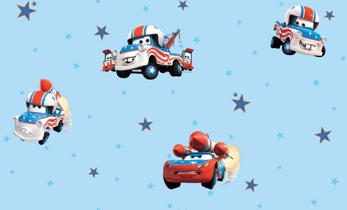 Детские обои с машинками