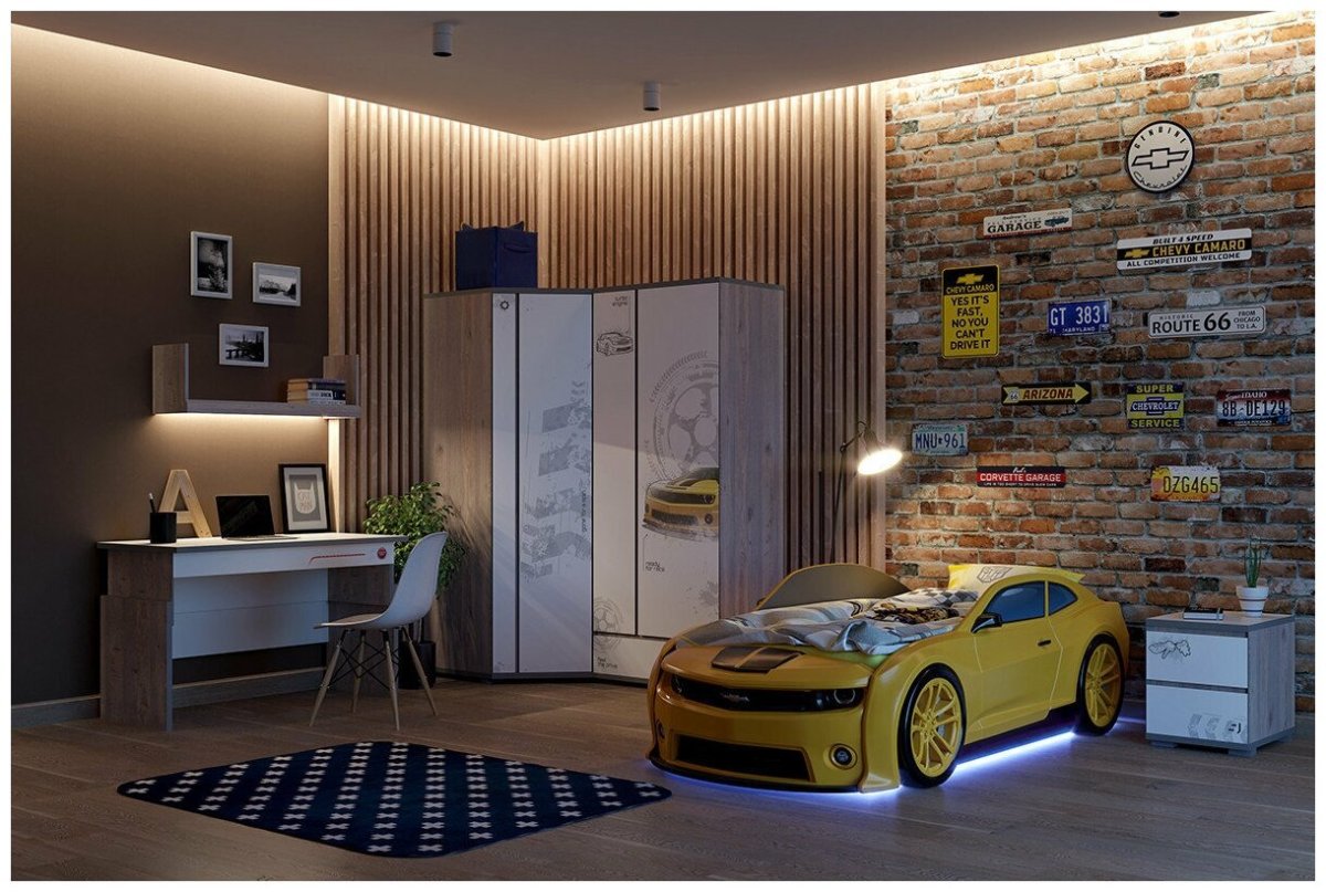 3d кровать машина Камаро