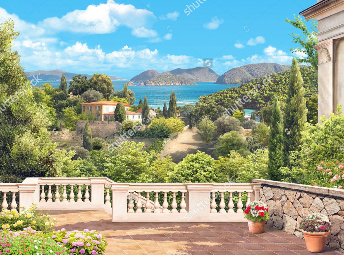 Фреска на стену Тоскана