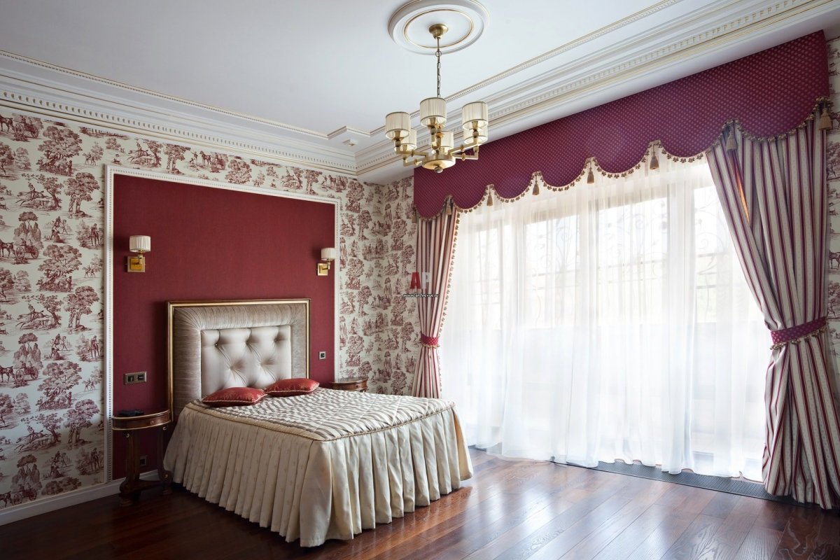 Карнизы для штор в спальню