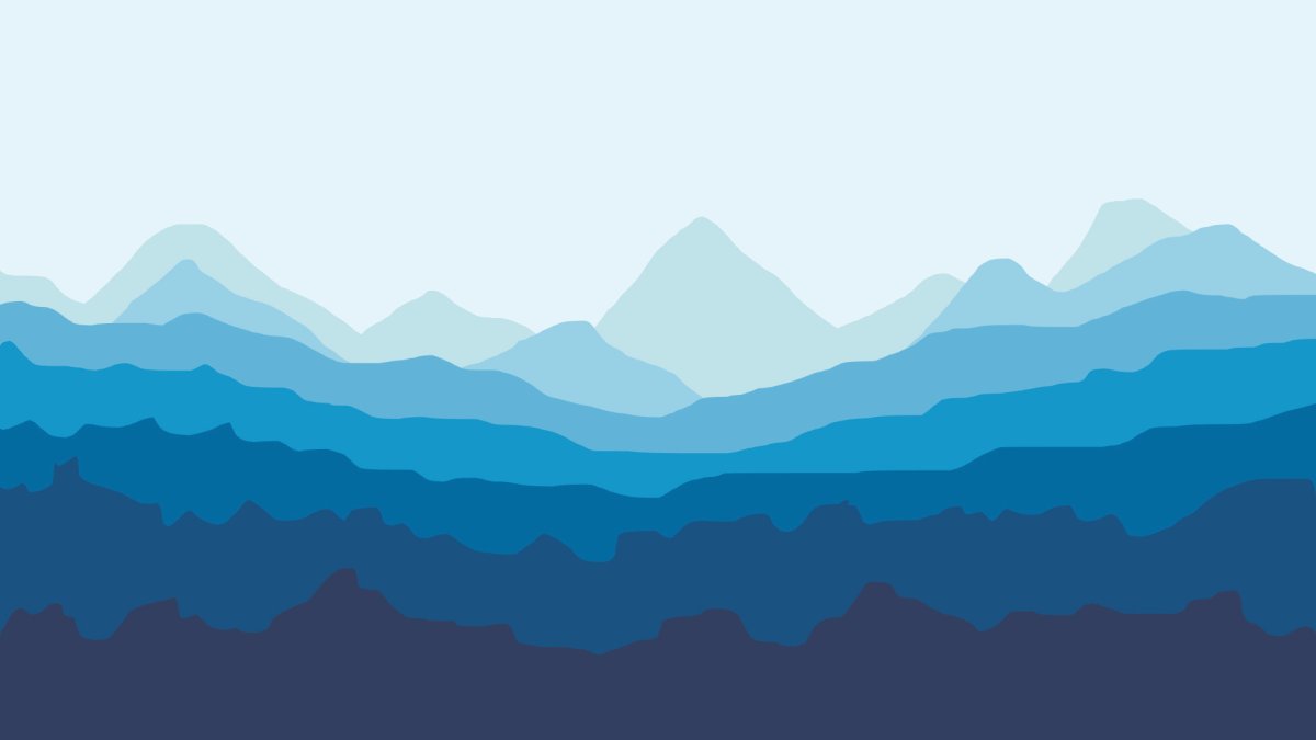 Flat Design горы