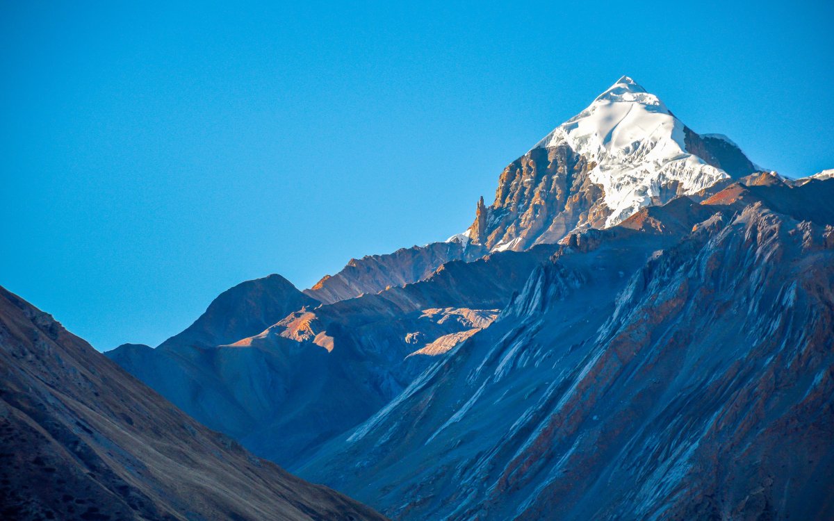 Wallpaper 4k вершина горы