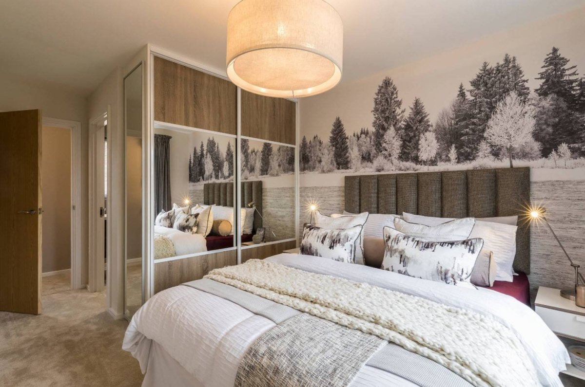 Спальня в скандинавском стиле