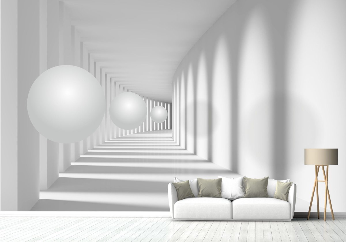 Фотообои 3д на стену туннель