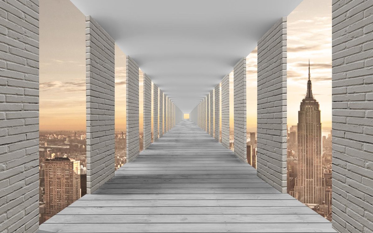 Фотообои с перспективой