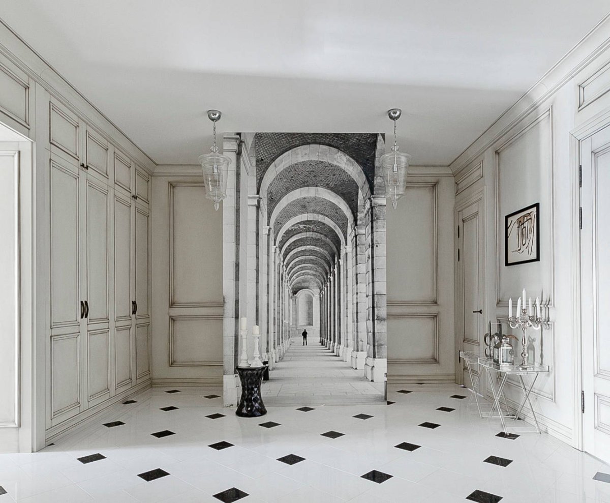 Оптические иллюзии в интерьере