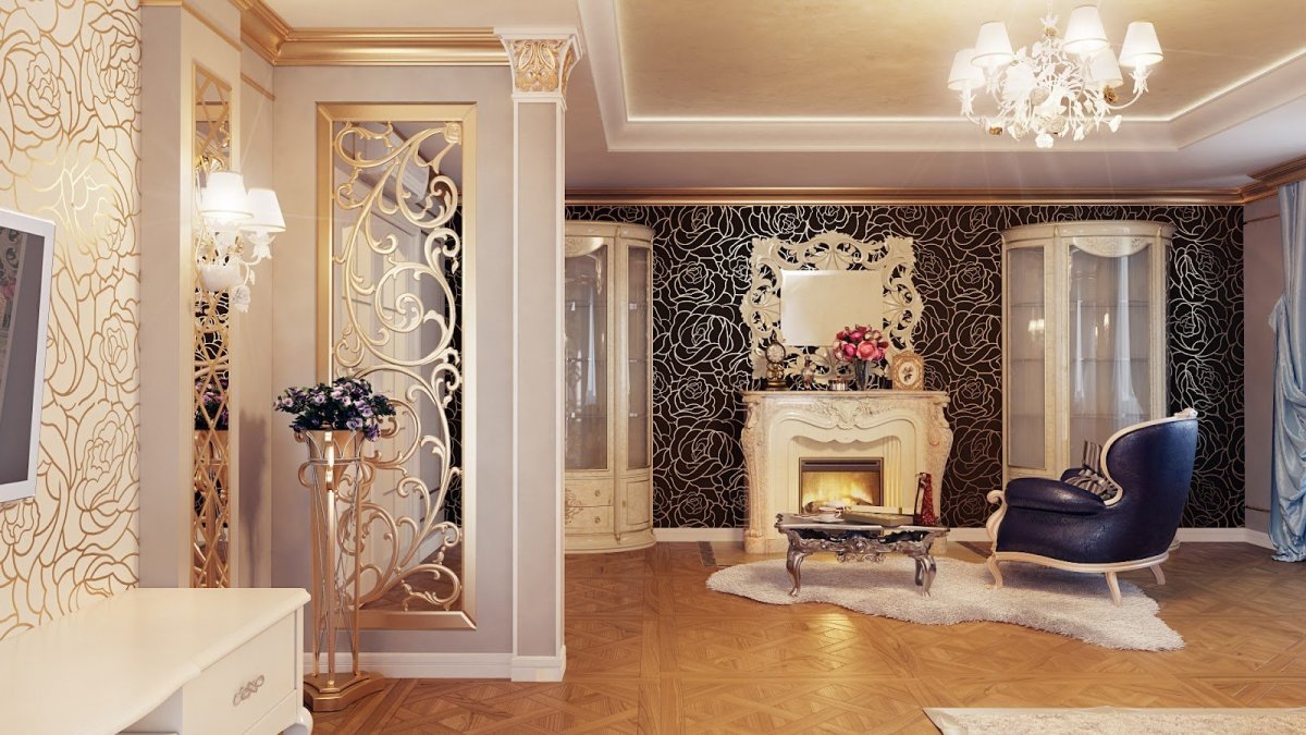 Гостиная с вензелями